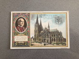 Dr Felix Von Hartmann Erzbischof Von Koln Carte Postale Postcard - Koeln