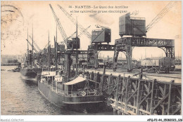 AFQP2-44-0166 - NANTES - Le Quai Des Antilles Et Les Nouvelles Grues électriques - Nantes