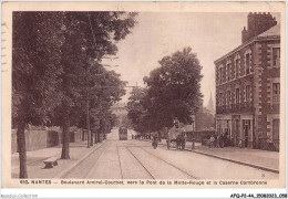 AFQP2-44-0132 - NANTES - Boulevard Amiral-courbet Vers Le Pont De La Motte-rouge Et La Caserne Cambronne  - Nantes