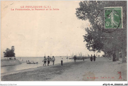 AFQP2-44-0108 - LE POULIGUEN - La Promenade - Le Passeur Et La Jetée  - Le Pouliguen