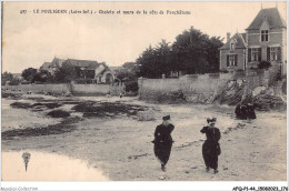 AFQP1-44-0089 - LE POULIGUEN - Chalets Et Murs De La Côte De Penchâteau  - Le Pouliguen