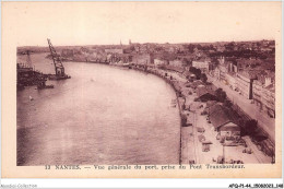 AFQP1-44-0075 - NANTES - Vue Générale Du Port Prise Du Pont Transbordeur  - Nantes