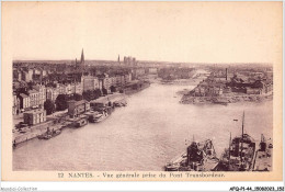 AFQP1-44-0077 - NANTES - Vue Générale Prise Du Pont Transbordeur  - Nantes