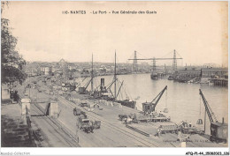 AFQP1-44-0064 - NANTES - Le Port - Vue Générale Des Quais  - Nantes