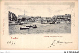 AFQP1-44-0033 - NANTES - Panorama Des Quais De La Loire  - Nantes