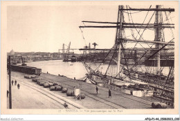 AFQP1-44-0016 - NANTES - Vue Panoramique Sur Le Port  - Nantes