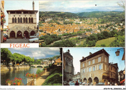 AFGP9-46-0801 - FIGEAC - Vue Générale  - Figeac