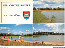 AFGP8-46-0732 - LES QUATRES ROUTES - Son Plan D'eau  - Sonstige & Ohne Zuordnung