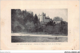 AFGP8-46-0689 - SOUILLAC - Château De Cieurac Et Bords De La Dordogne  - Souillac