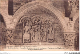 AFGP8-46-0673 - SOUILLAC - Bas-relief Situé Au Dessus Du Portique - à L'intérieur De L'église De Style Renaissance  - Souillac