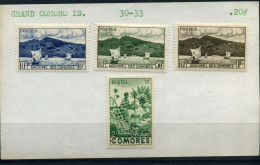 Archipel Des Comores 30/33 MH - Unused Stamps