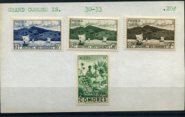 Archipel Des Comores 30/33 MH - Nuevos