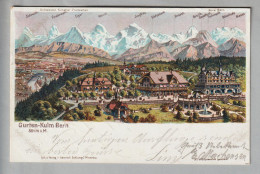 CH BE Bern Gurten-Kulm 1906-04-23 Litho #2166 C.Steinmann H.Schlumpf - Berna