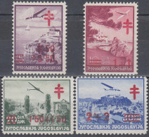 YUGOSLAVIA 1940, RED CROSS, FIGHTING TUBERCULOSIS, COMPLETE, MNH SERIES With GOOD QUALITY, *** - Nuevos