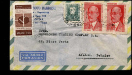 Airmail Cover To Antwerp, Belgium - "... Barbieri" - Luchtpost