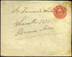 Postal Stationary To Buenos Aires - Postwaardestukken