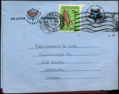 Lugbrief / Aerogramme - To Deurne,  - Airmail