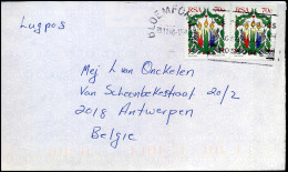 Coverfront To Antwerp, Belgiium - Lettres & Documents