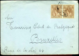 Coverfront To Brussels, Belgium - Lettres & Documents