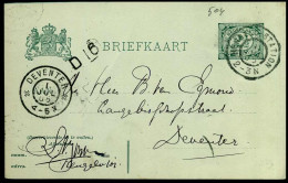 Briefkaart Naar Deventer - Storia Postale