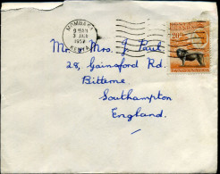 Cover To Southampton, England - Kenya, Oeganda & Tanganyika