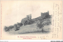 AIBP6-48-0625 - VALLEE DU TARN - Ruines Du Château De Pevrelade  - Autres & Non Classés