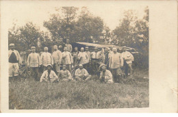 AHGP12-0014- 55 LAHEYCOURT PHOTO DE GROUPE HOMMES GUERRE 14 18 MILITAIRES - Altri & Non Classificati