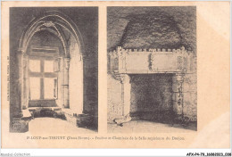 AFXP4-79-0295 - ST-LOUP-SUR-THOUET - Fenetre Et Cheminee De La Salle Superieure Du Donjon - Sonstige & Ohne Zuordnung