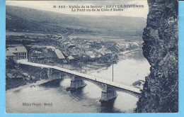 Vallée De La Semoy-Hautes-Rivières-1925-Village Et Pont Vus De La Côte D'Enfer-Vers Le Maroc(en F.M)-Edit.Floquet,Montcy - Montherme