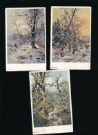 CPSM Art Peinture - Lot 3 Cartes Signées T. CUGGENBERGER , Paysages Arbres  Série 343 - Pintura & Cuadros