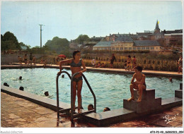 AFXP2-49-0116 - BRISSAC-QUINCE - La Piscine - L'eglise De Brissac Et Le Groupe Scolaire - Angers