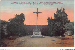 AFXP2-49-0109 - Champ-des Martyrs D'AVRILLE - Croix Et Calvaire Au Fond De L'enclos - Angers