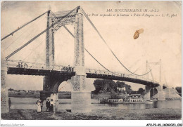 AFXP2-49-0090 - BOUCHEMAINE - Le Pont Suspendu Et Le Bateau - Ville D'Angers - Angers