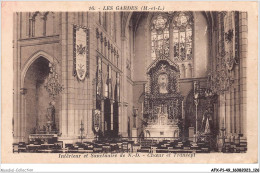 AFXP1-49-0064 - LES GARDES - Interieur Et Sanctuaire De ND - Choeur Et Transept - Cholet
