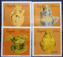 Angola 1995, Traditional Ceramics From Luvales, MNH Stamps Set - Angola