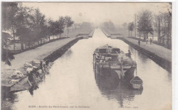 Lot-et-Garonne - Agen - Entrée Du Pont-Canal, Sur La Garonne - Agen