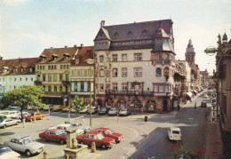 LANDAU  -  RHEINLAND - PFALZ  -  DEUTSCHLAND  -  BELEBTE ANSCHTKARTE  -  MARKT  MIT  HAUPTSTRASSE..... - Landau