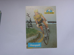 Cyclisme  -  Autographe - Carte Signée Marino Polini - Cycling