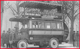 PARIS # TRANSPORT # CAR # AUTOCAR # COMPAGNIE GENERALE DES OMNIBUS AUTOMOBILE KRIEGER Cpa 1906 - Bus & Autocars