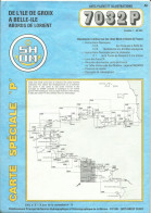 CARTE MARINE SHOM N° 7032P DE L ILE DE GROIX A BELLE ILE ABORDS DE LORIENT - Otros & Sin Clasificación