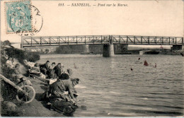 Nanteuil-sur-Marne Pont Sur La Marne Lavandière Washerwoman Laveuse Lavandaia Seine-et-Marne 77730 N°181 TB.Etat - Andere & Zonder Classificatie
