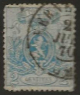 Belgie  .   OBP    .    24A  (2 Scans)   .   O     .   Gestempeld     .   /   .   Oblitéré - 1866-1867 Coat Of Arms