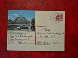 Lettre ALLEMAGNE 1988 CARTE ENTIER STUTTGART CACHET DEGGEN HAUSE - Otros & Sin Clasificación