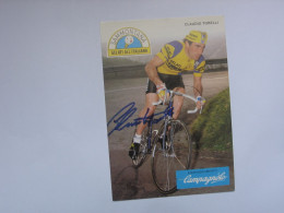Cyclisme  -  Autographe - Carte Signée Claudio Torelli - Cyclisme