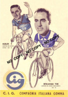 PHOTO CYCLISME REENFORCE GRAND QUALITÉ ( NO CARTE ) KUBLER - BEVILACQUA 1951 - Cycling