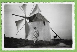 Luso - Buçaco - REAL PHOTO - Moinho De Vento - Molen - Windmill - Moulin - Portugal - Windmills