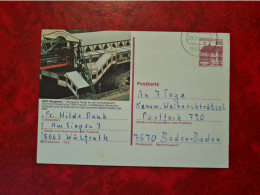 Lettre ALLEMAGNE 1988 CARTE ENTIER WUPPERTAL - Other & Unclassified