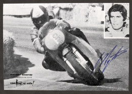 Autografo Del Campione Motociclistico Giacomo Agostini - 1968 Ca. - Otros & Sin Clasificación