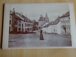 Grande Photo Originale CDV Village La Roche En Ardenne ? Houffalize ? Thierarche ?   Lieu à Identifier... - Lieux