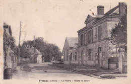 Trainou (45 Loiret) La Mairie Route De Loury Circulée 1935 - Andere & Zonder Classificatie